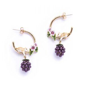 Bill skinner cute  mouse earrings